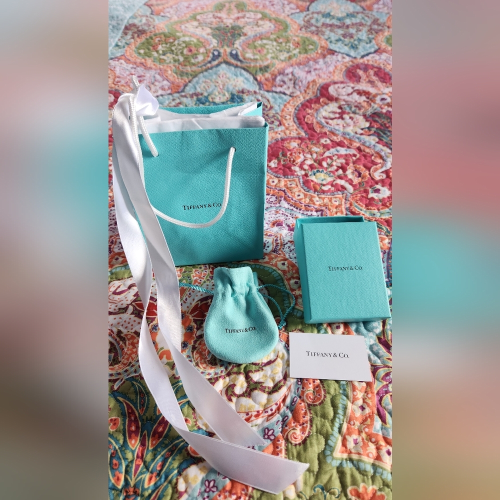 Tiffany & Co. Turquoise Gift Bag Set